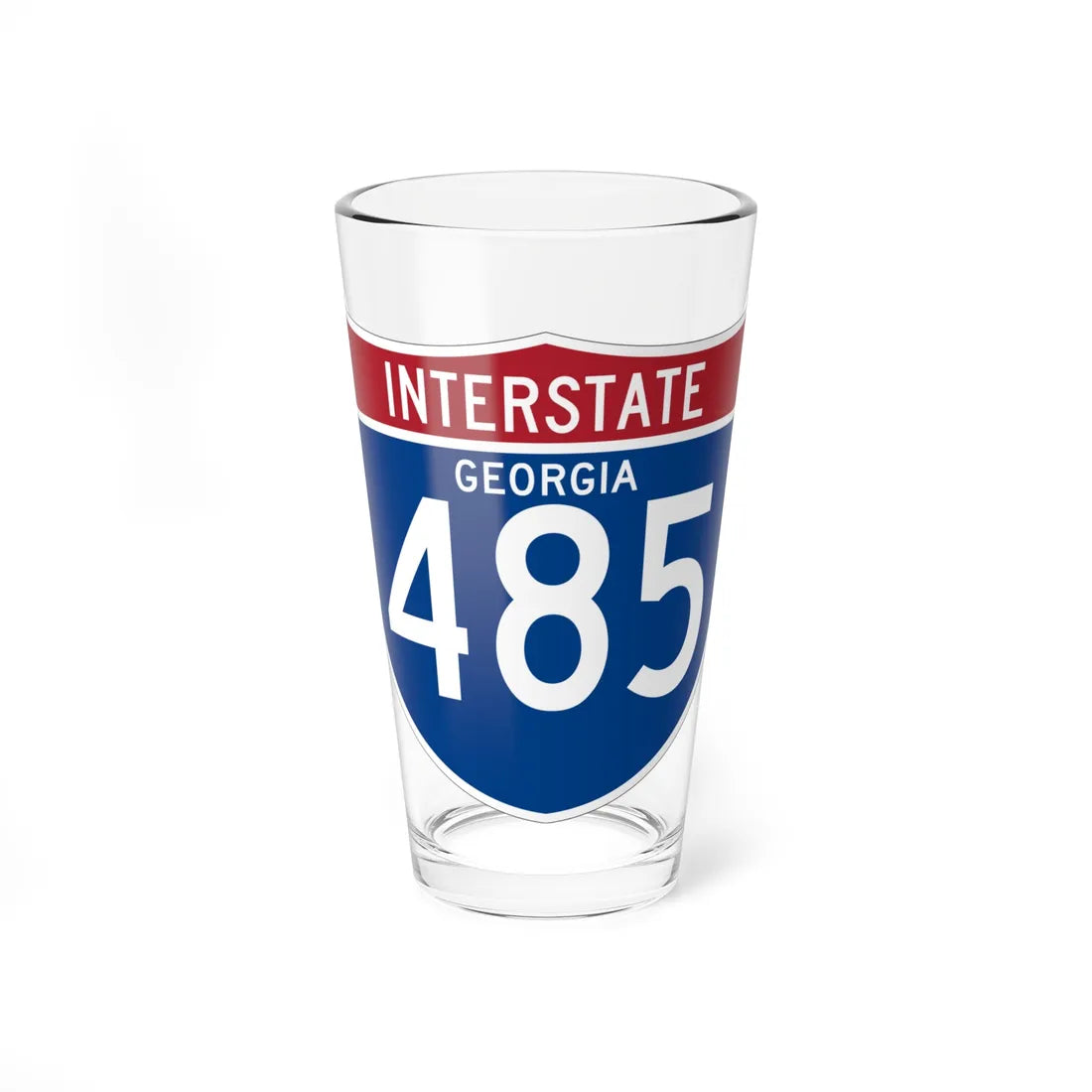 I-485 GA (Georgia) (Road Sign) Pint Glss 16oz 16oz - Go Mug Yourself