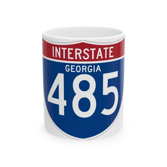 I-485 GA (Georgia) (Road Sign) White Coffee Mug 11oz - Go Mug Yourself