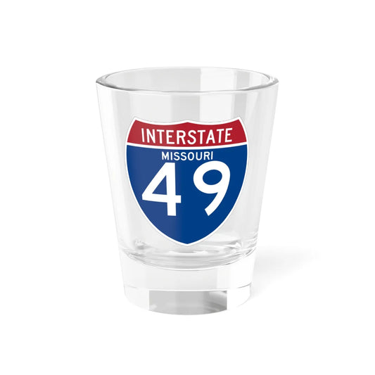I-49 MO (Missouri) (Road Sign) Shot Glass 1.5oz 1.5oz - Go Mug Yourself