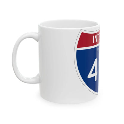 I-495 VA 1961 (Virginia) (Road Sign) White Coffee Mug - Go Mug Yourself
