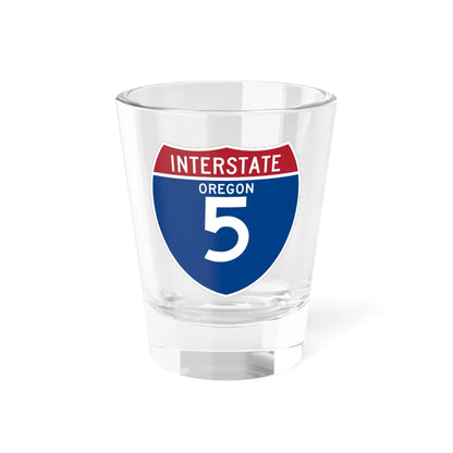 I-5 OR (Oregon) (Road Sign) Shot Glass 1.5oz 1.5oz - Go Mug Yourself