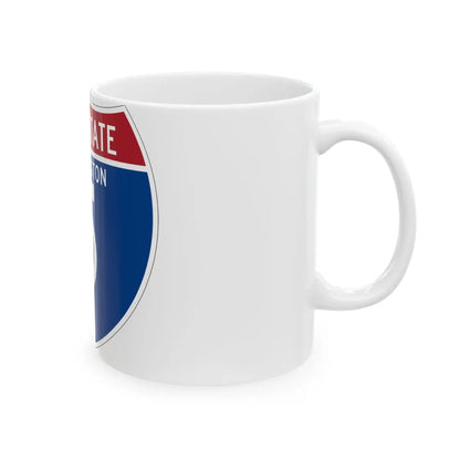 I-5 WA (Washington) (Road Sign) White Coffee Mug - Go Mug Yourself