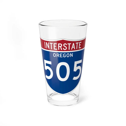 I-505 OR Metric (Oregon) (Road Sign) Pint Glass 16oz 16oz - Go Mug Yourself