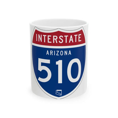 I-510 AZ 1957 (Arizona) (Road Sign) White Coffee Mug 11oz - Go Mug Yourself