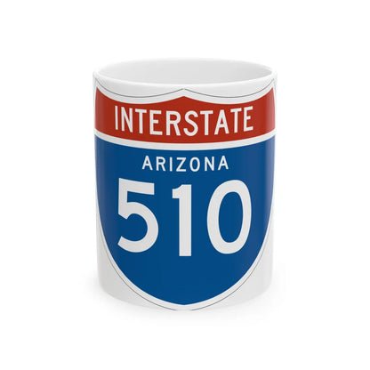 I-510 AZ 1961 (Arizona) (Road Sign) White Coffee Mug 11oz - Go Mug Yourself