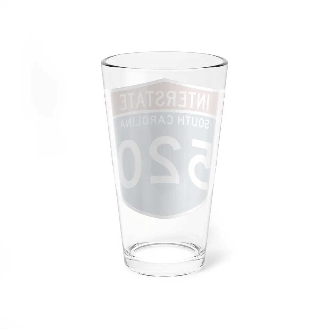 I-520 SC Metric (South Carolina) (Road Sign) Pint Glass 16oz - Go Mug Yourself