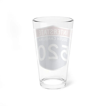 I-520 SC Metric (South Carolina) (Road Sign) Pint Glass 16oz - Go Mug Yourself
