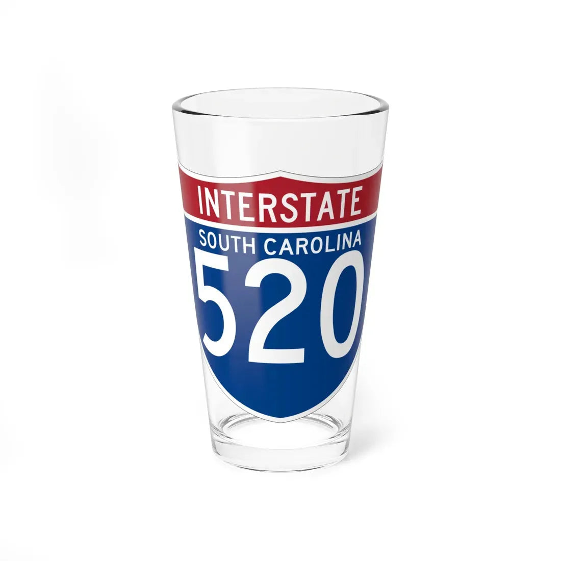 I-520 SC (South Carolina) (Road Sign) Pint Glass 16oz 16oz - Go Mug Yourself