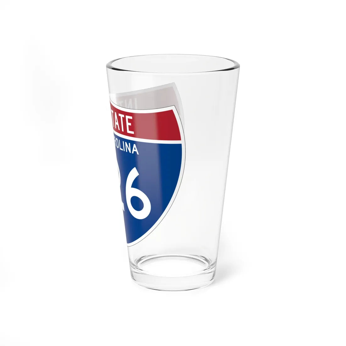 I-526 SC Metric (South Carolina) (Road Sign) Pint Glass 16oz - Go Mug Yourself