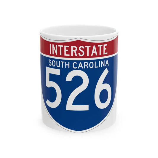 I-526 SC (South Carolina) (Road Sign) White Coffee Mug 11oz - Go Mug Yourself