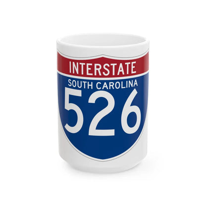 I-526 SC (South Carolina) (Road Sign) White Coffee Mug 15oz - Go Mug Yourself