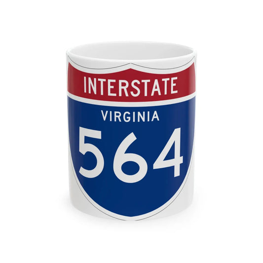 I-564 VA 1961 (Virginia) (Road Sign) White Coffee Mug 11oz - Go Mug Yourself