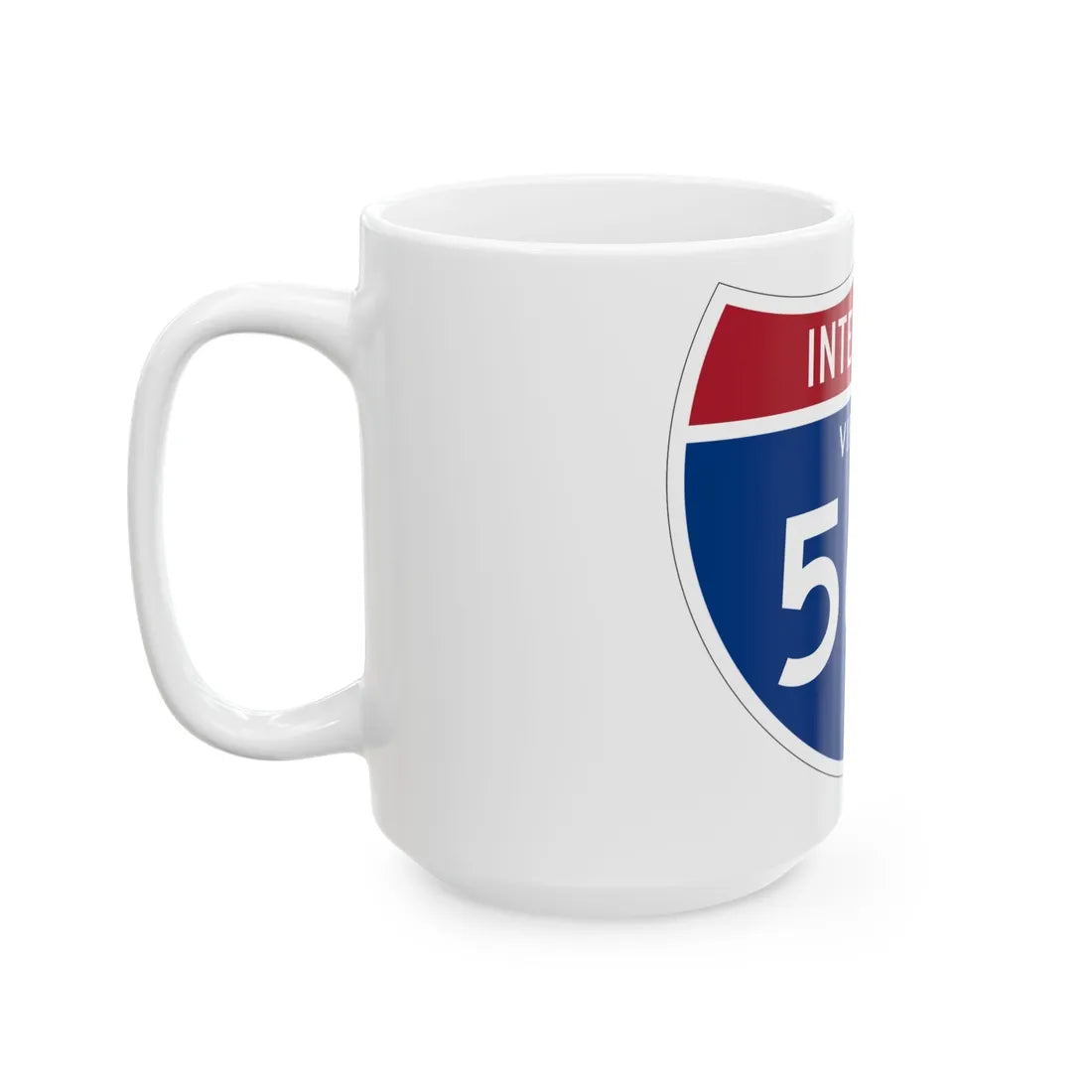 I-564 VA 1961 (Virginia) (Road Sign) White Coffee Mug - Go Mug Yourself