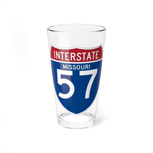 I-57 MO (Missouri) (Road Sign) Pint Glass 16oz 16oz - Go Mug Yourself