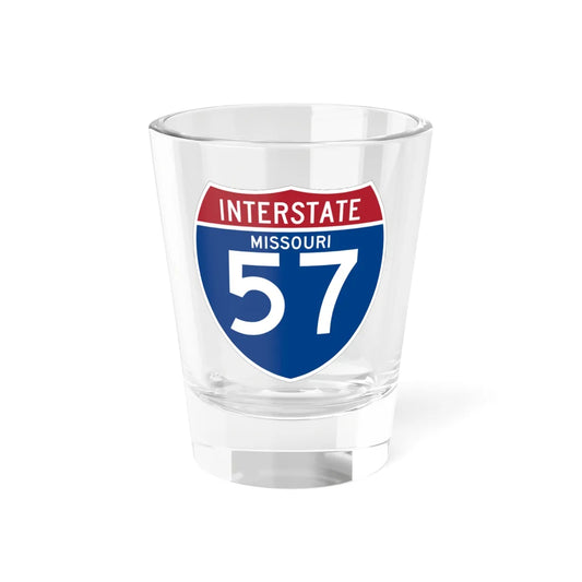 I-57 MO (Missouri) (Road Sign) Shot Glass 1.5oz 1.5oz - Go Mug Yourself