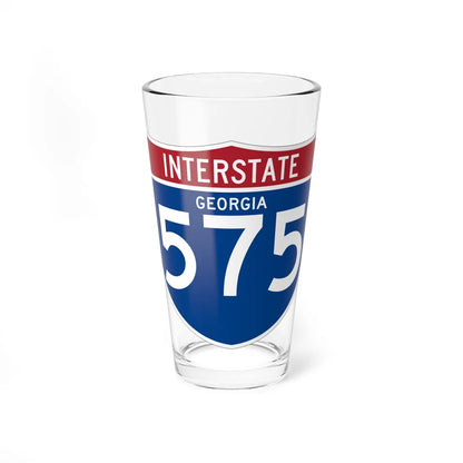 I-575 GA (Georgia) (Road Sign) Pint Glass 16oz 16oz - Go Mug Yourself