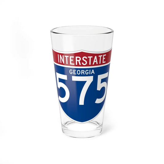 I-575 GA (Georgia) (Road Sign) Pint Glass 16oz 16oz - Go Mug Yourself