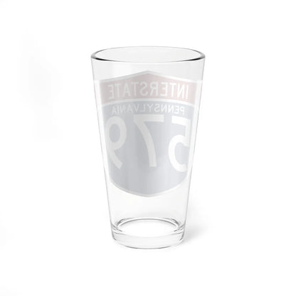I-579 PA (Pennsylvania) (Road Sign) Pint Glass 16oz - Go Mug Yourself