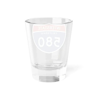 I-580 CA (California) (Road Sign) Shot Glass 1.5oz - Go Mug Yourself
