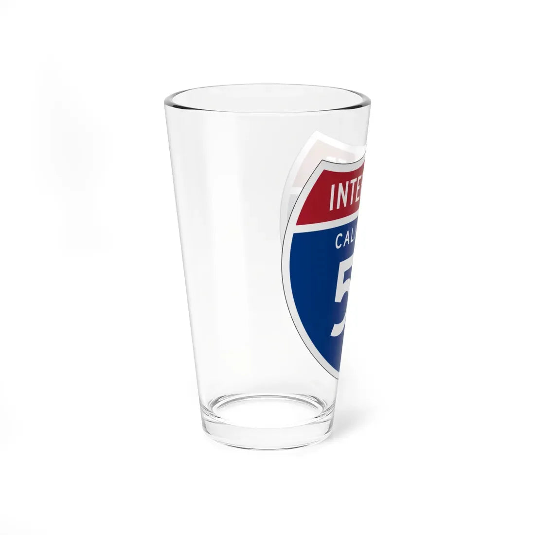 I-5E CA (California) (Road Sign) Pint Glass 16oz - Go Mug Yourself
