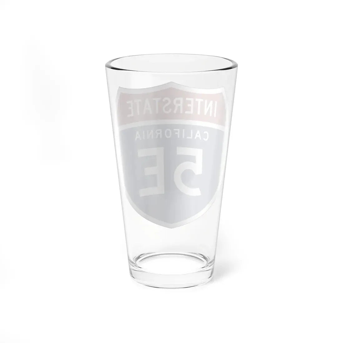 I-5E CA (California) (Road Sign) Pint Glass 16oz - Go Mug Yourself