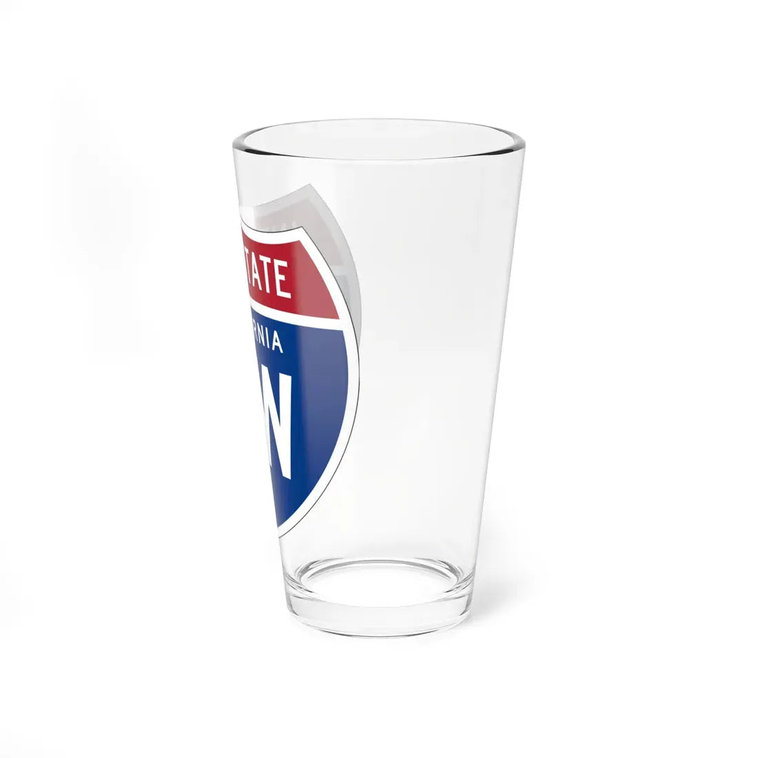 I-5W CA (California) (Road Sign) Pint Glass 16oz - Go Mug Yourself