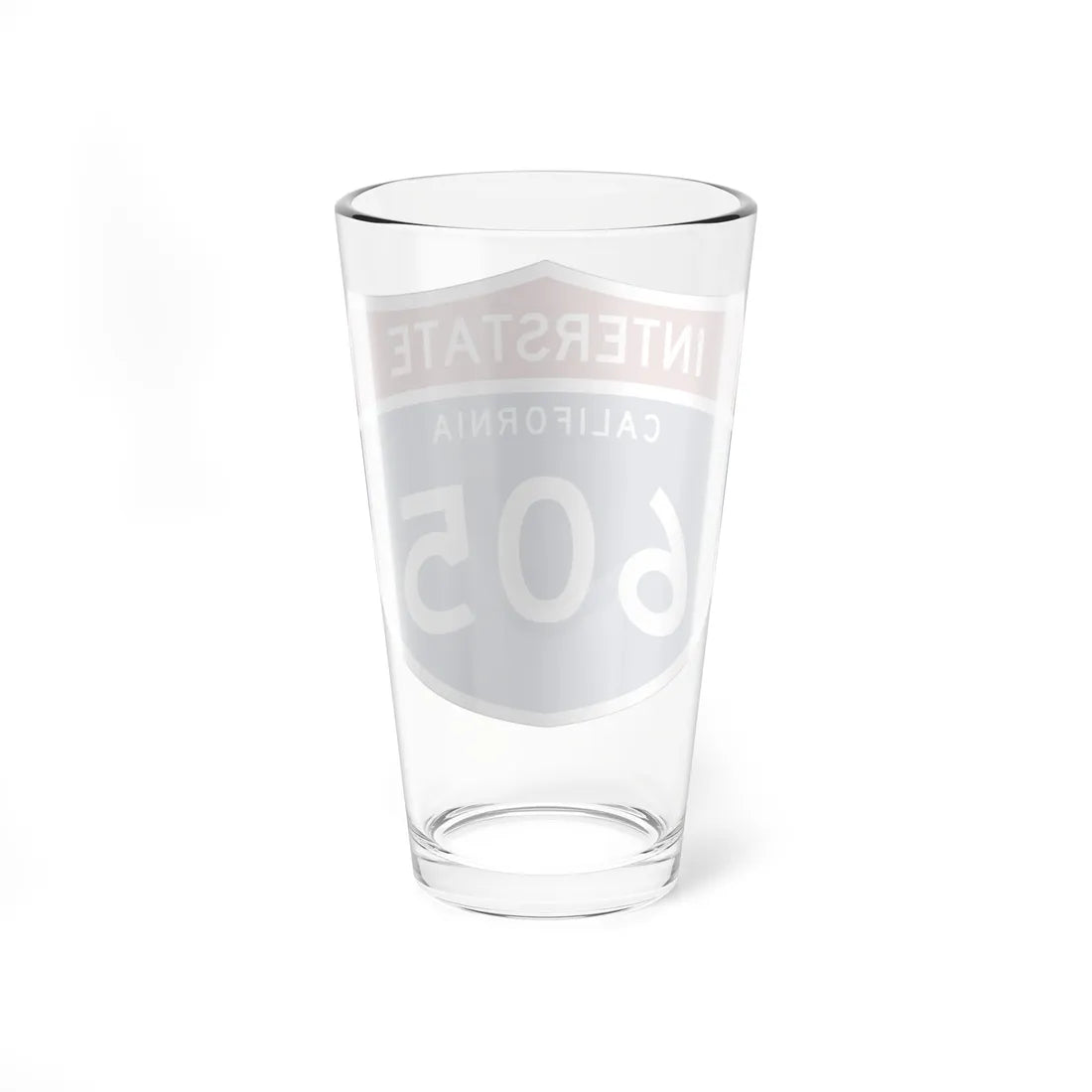 I-605 CA (California) (Road Sign) Pint Glass 16oz - Go Mug Yourself