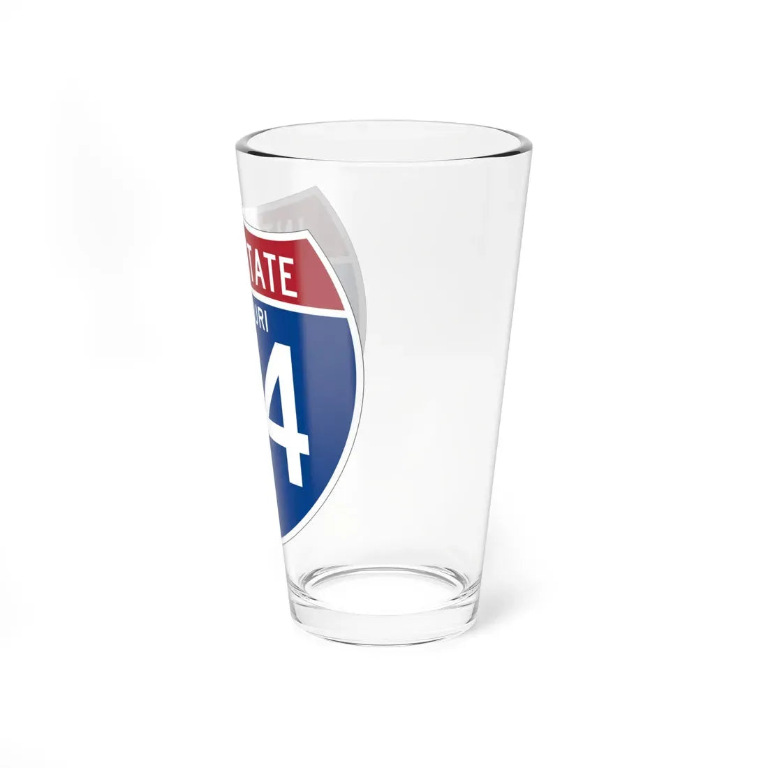 I-64 MO (Missouri) (Road Sign) Pint Glass 16oz - Go Mug Yourself