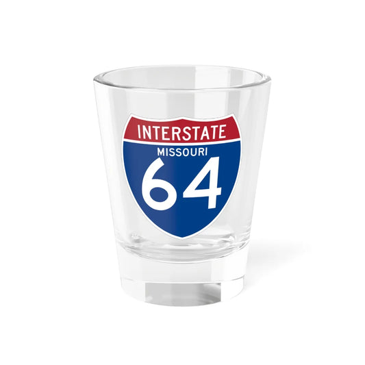 I-64 MO (Missouri) (Road Sign) Shot Glass 1.5oz 1.5oz - Go Mug Yourself