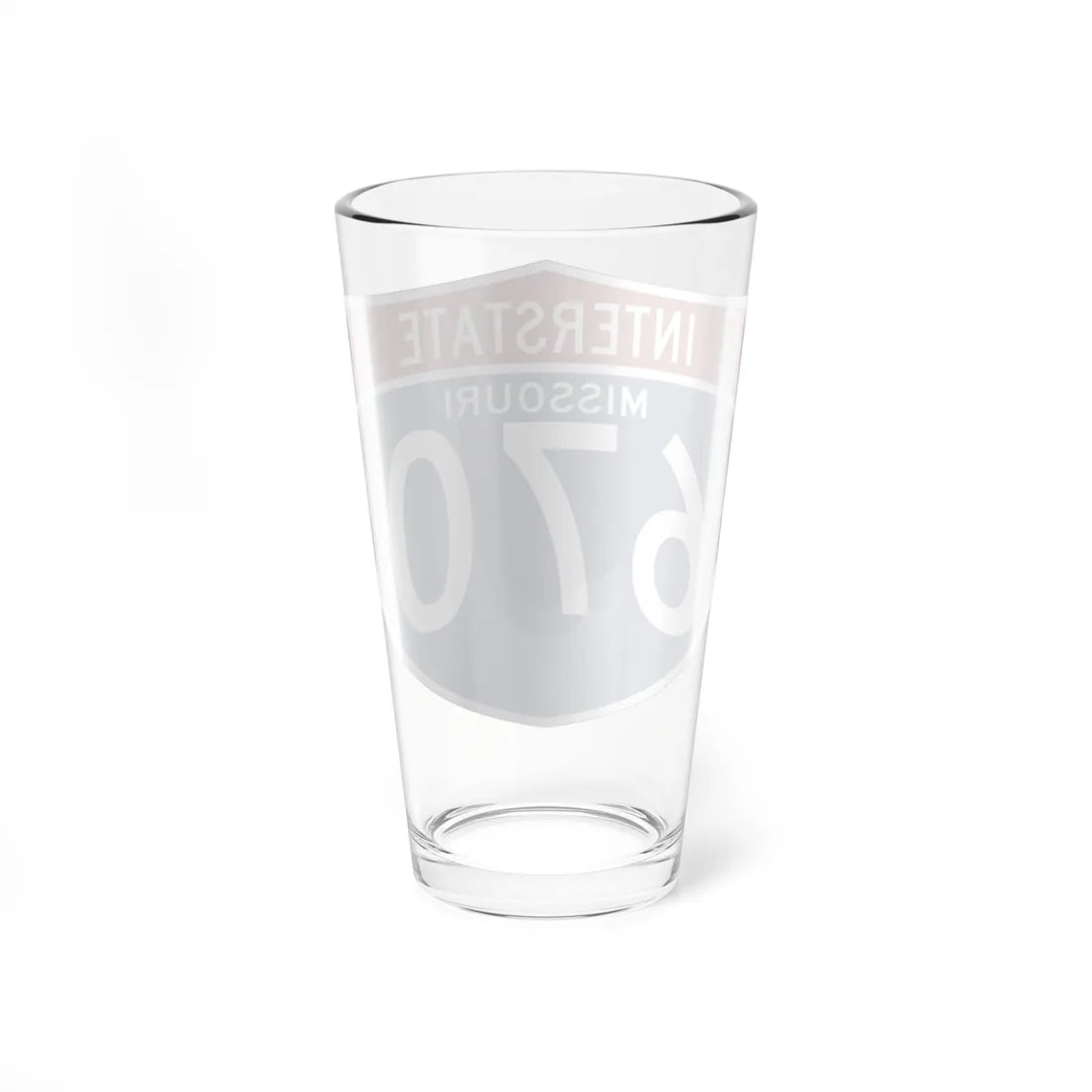 I-670 MO (Missouri) (Road Sign) Pint Glass 16oz - Go Mug Yourself