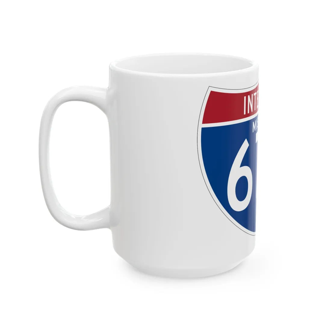 I-670 MO (Missouri) (Road Sign) White Coffee Mug - Go Mug Yourself