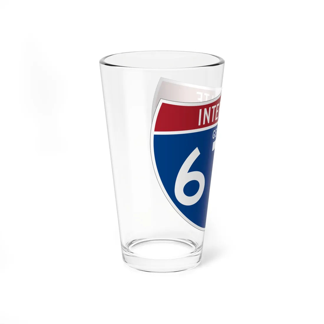 I-675 GA (Georgia) (Road Sign) Pint Glass 16oz - Go Mug Yourself