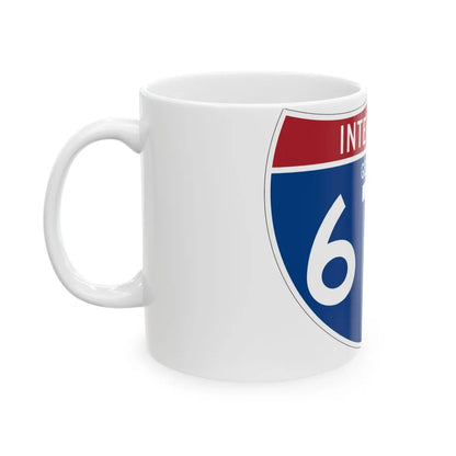 I-675 GA (Georgia) (Road Sign) White Coffee Mug - Go Mug Yourself