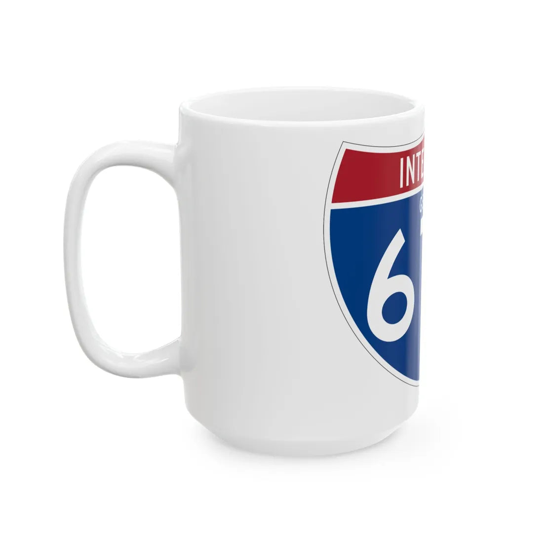 I-675 GA (Georgia) (Road Sign) White Coffee Mug - Go Mug Yourself
