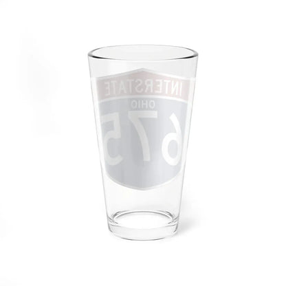 I-675 OH (Ohio) (Road Sign) Pint Glass 16oz - Go Mug Yourself