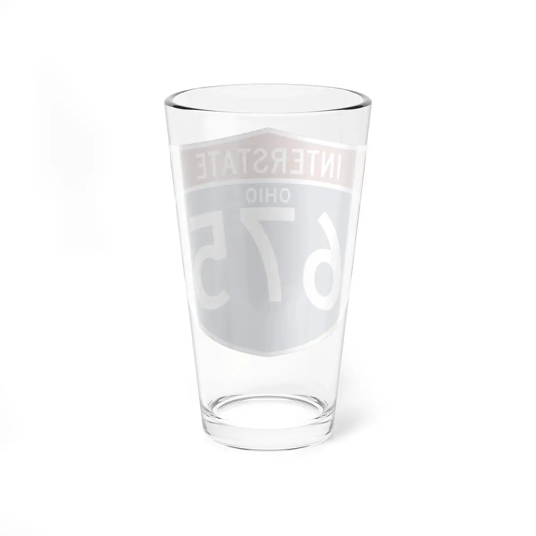I-675 OH (Ohio) (Road Sign) Pint Glass 16oz - Go Mug Yourself