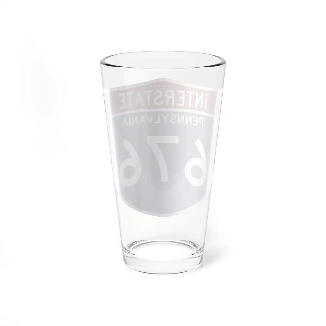 I-676 PA 1961 (Pennsylvania) (Road Sign) Pint Glass 16oz - Go Mug Yourself