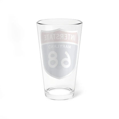 I-68 MD 1957 (Maryland) (Road Sign) Pint Glss 16oz - Go Mug Yourself