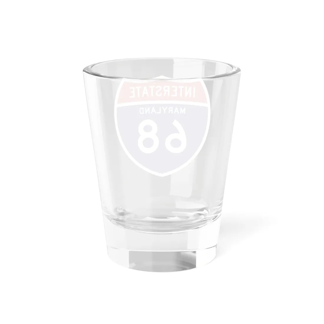 I-68 MD 1957 (Maryland) (Road Sign) Shot Glass 1.5oz - Go Mug Yourself