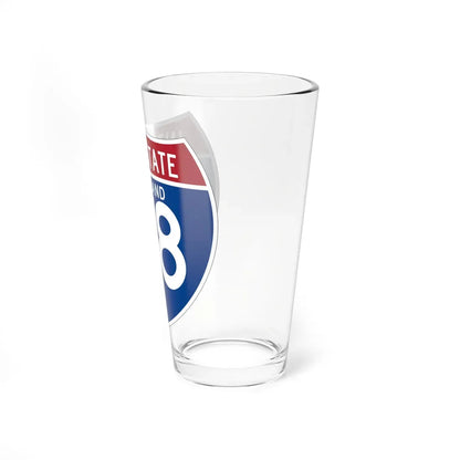 I-68 MD (Maryland) (Road Sign) Pint Glass 16oz - Go Mug Yourself