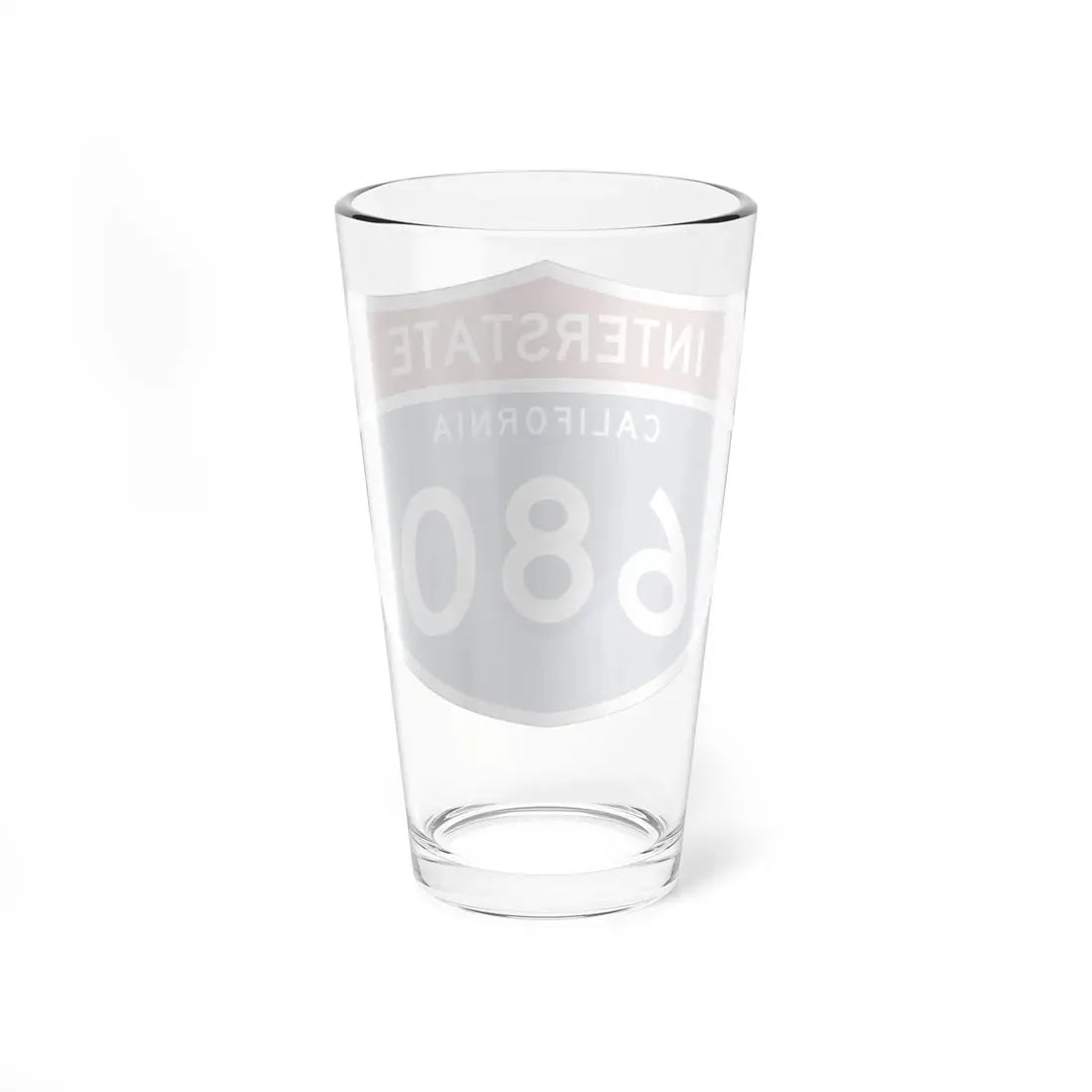 I-680 CA (California) (Road Sign) Pint Glass 16oz - Go Mug Yourself