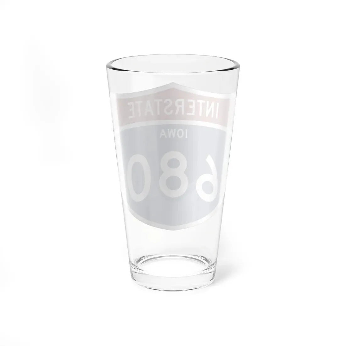 I-680 IA 1961 (Iowa) (Road Sign) Pint Glass 16oz - Go Mug Yourself