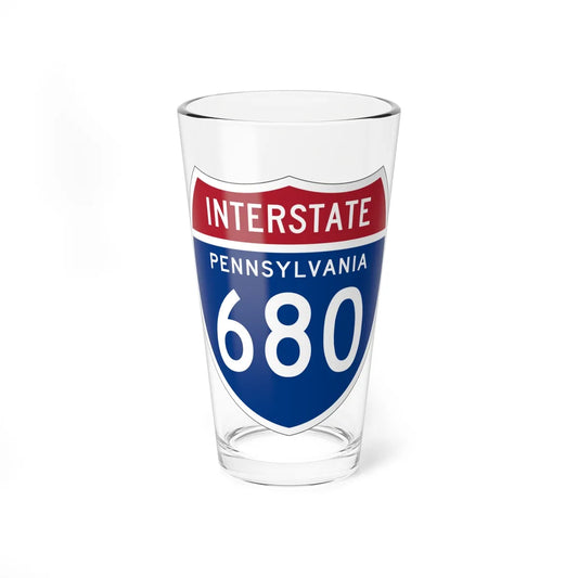 I-680 PA 1957 (Pennsylvania) (Road Sign) Pint Glss 16oz 16oz - Go Mug Yourself