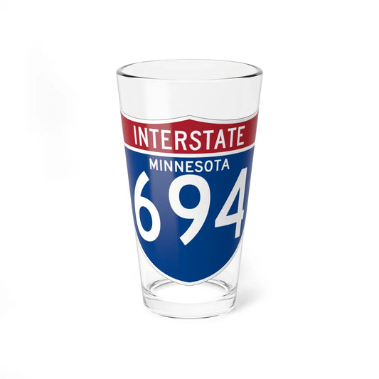 I-694 MN (Minnesota) (Road Sign) Pint Glss 16oz 16oz - Go Mug Yourself