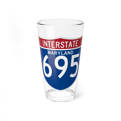 I-695 MD (Maryland) (Road Sign) Pint Glss 16oz 16oz - Go Mug Yourself