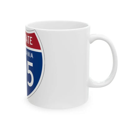 I-695 PA 1957 (Pennsylvania) (Road Sign) White Coffee Mug - Go Mug Yourself