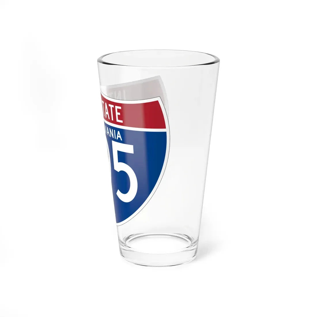 I-695 PA (Pennsylvania) (Road Sign) Pint Glass 16oz - Go Mug Yourself