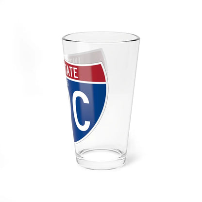 I-69C TX (Texas) (Road Sign) Pint Glass 16oz - Go Mug Yourself