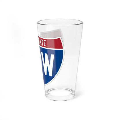 I-69W (Texas) (Road Sign) Pint Glass 16oz - Go Mug Yourself