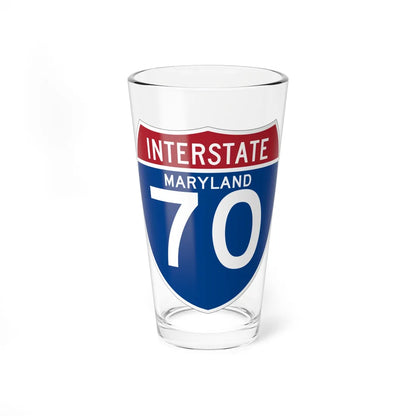 I-70 MD (Maryland) (Road Sign) Pint Glss 16oz 16oz - Go Mug Yourself